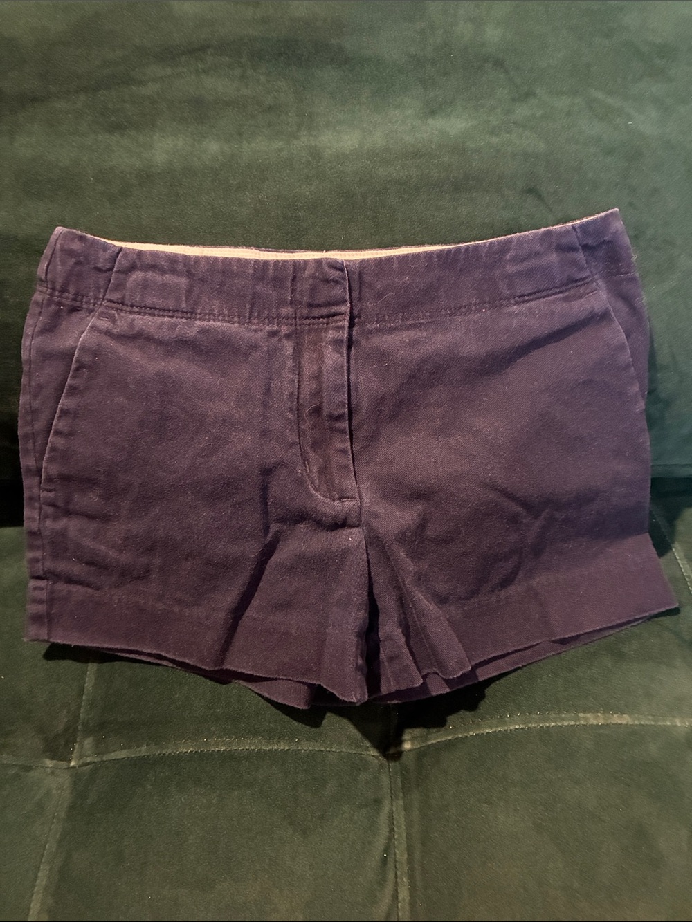 Crewcuts Dark Navy Cotton Blend Girls' Casual Shorts
